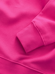 Magenta Pink Supersoft Peached Essentials Crew Neck Seam Detail Sweatshirt - Image 7 of 7