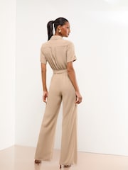 Lipsy Short Sleeve Utility Jumpsuit - Imagen 4 de 4