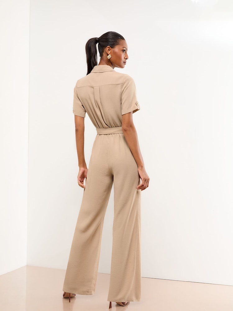 Lipsy Short Sleeve Utility Jumpsuit - Imagen 4 de 4