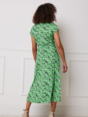 M&Co Green Side Twist Dress - Image 2 of 5