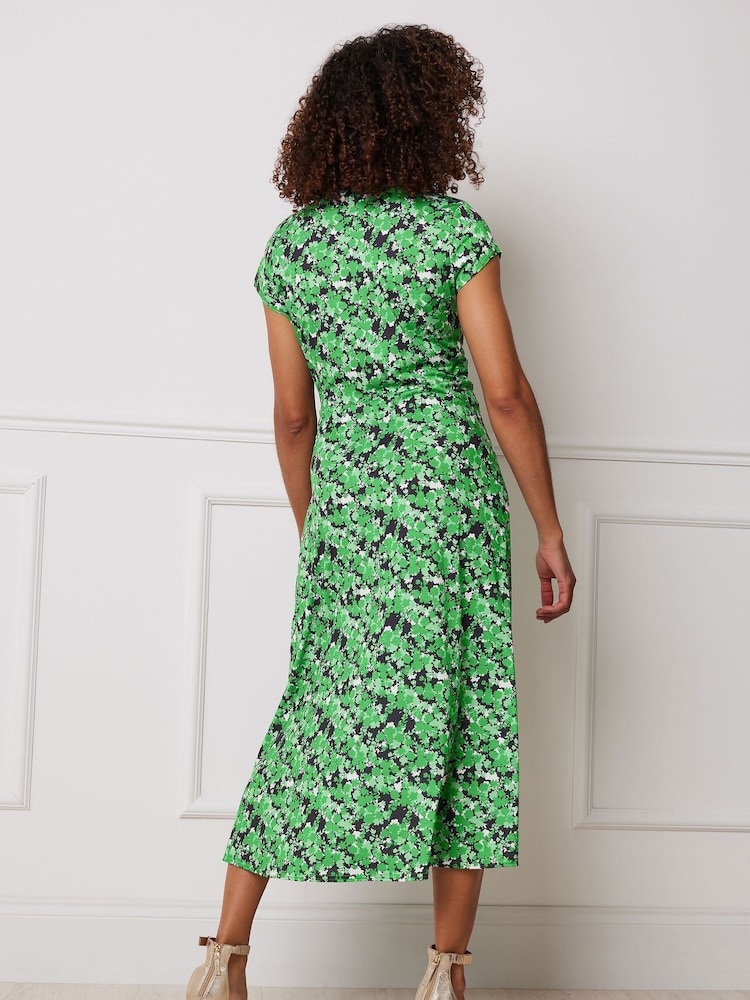 M&Co Green Side Twist Dress - Image 2 of 5