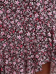Yours Curve Pink Ruffle Skirt - Image 5 of 5