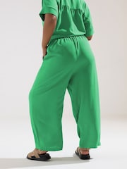 Yours Curve Green V-Neck Trousers - Image 3 of 5