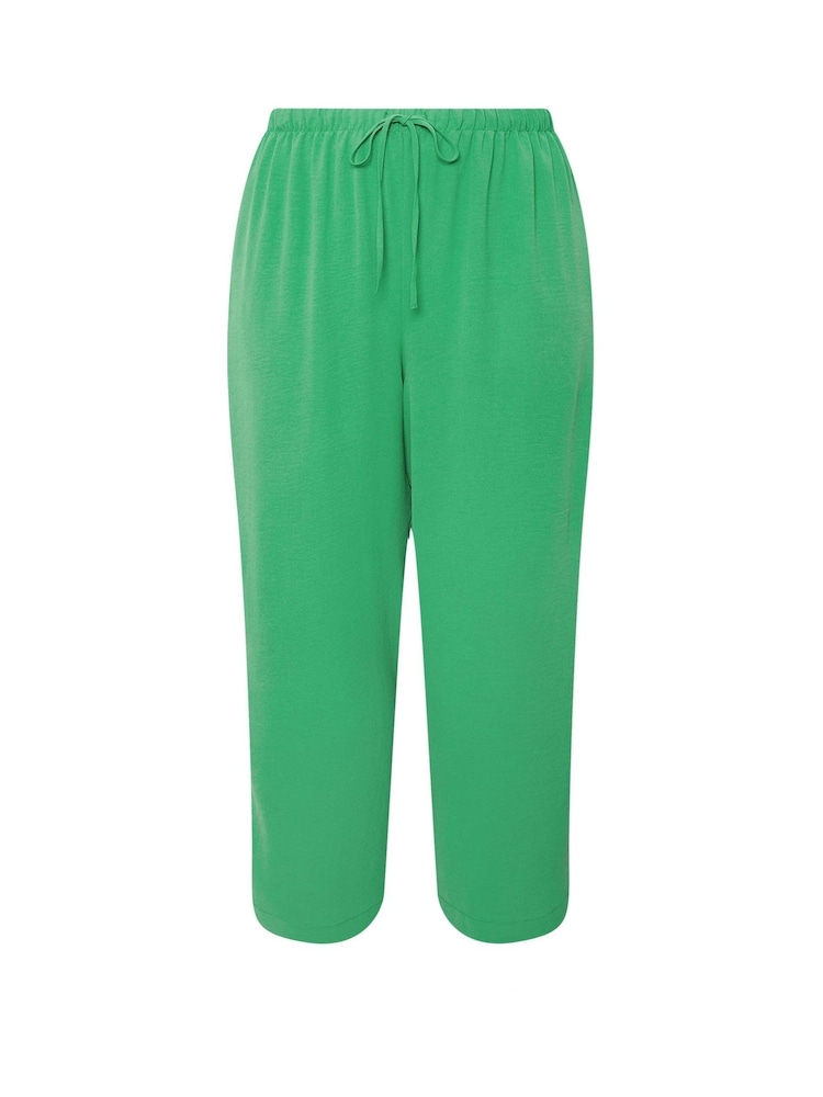Yours Curve Green V-Neck Trousers - Image 5 of 5
