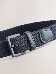Navy Blue Plaited Belt - Image 3 of 3