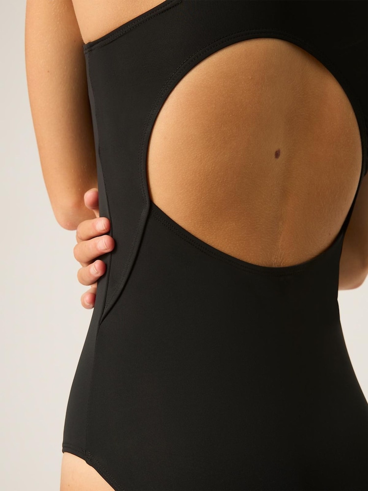 ModiBodi Black Teen Racerback One Piece Light Moderate Swimwear - Image 5 of 5