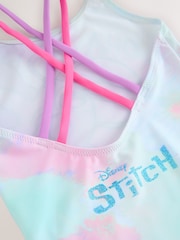 Blue Stitch License Double Strap Swimsuit (3-16yrs) - Image 8 of 8