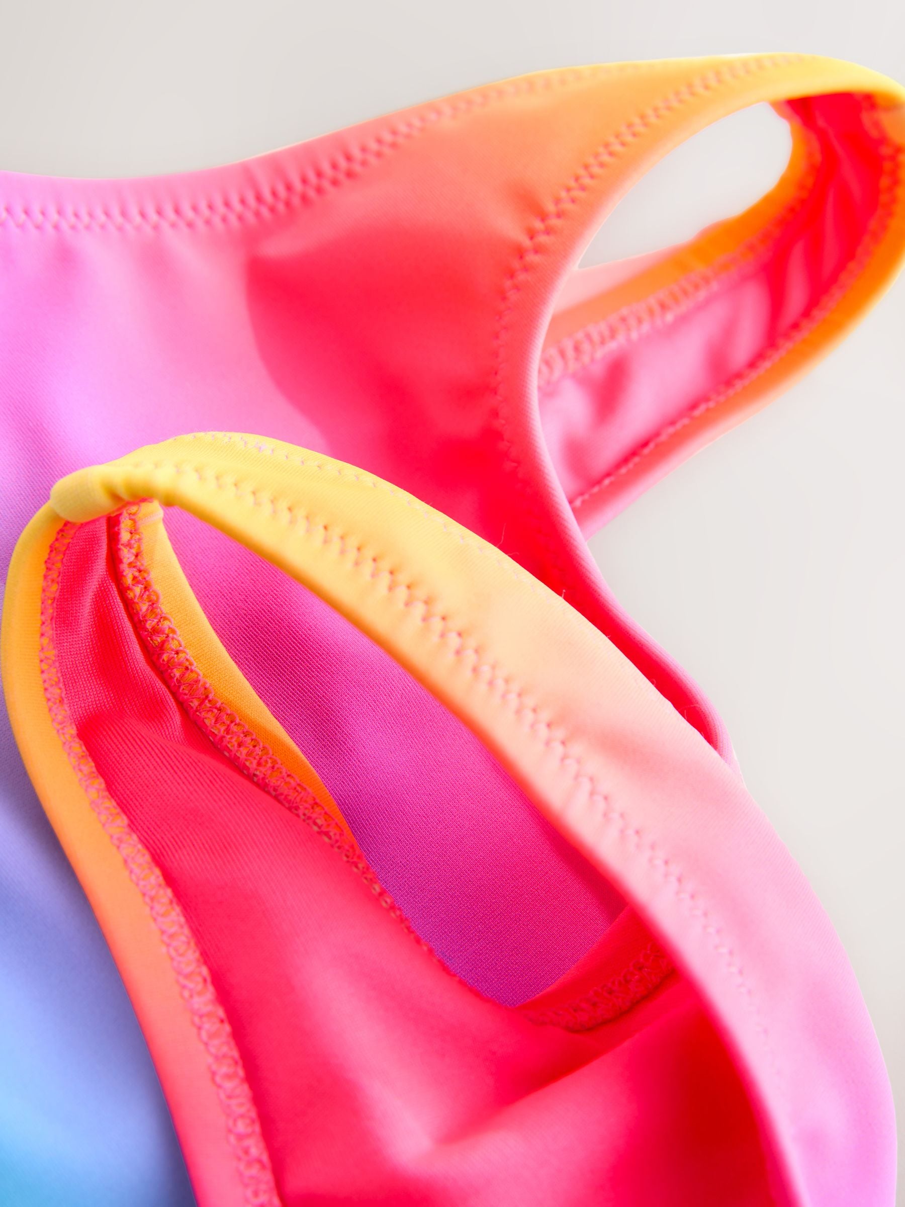 Buy Rainbow Ombre Scoop Neck Swimsuit (3-16yrs) from Next USA