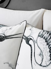 Joe Browns White Sketch Print Cotton Sateen Reversible Duvet Set - Image 3 of 7