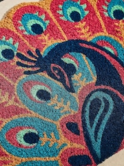 Joe Browns Pink Joe Browns Pink Bold Peacock Shaped Coir - Image 3 of 3