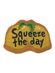 Joe Browns Yellow Joe Browns Yellow "Squeeze The Day" Lemon Shaped Coir - Image 2 of 3