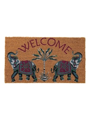 Joe Browns Grey Joe Browns Grey Tropical Elephants "Welcome" Rectangle - Image 2 of 3