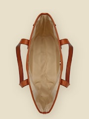 Sosandar Tote Bag With Contrast Tan Trim - Image 3 of 5