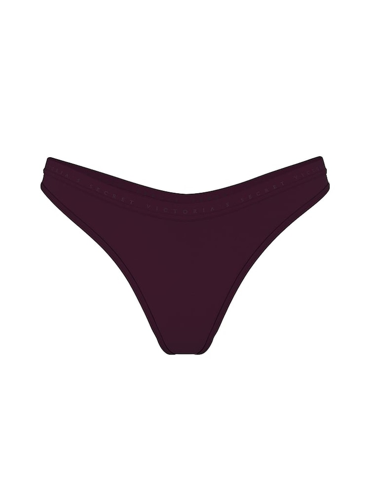 Victoria's Secret Winter Wine Purple Thong Knickers - Image 3 of 3 Victoria's Secret Winter Wine Purple Thong Knickers - Image 3 of 3