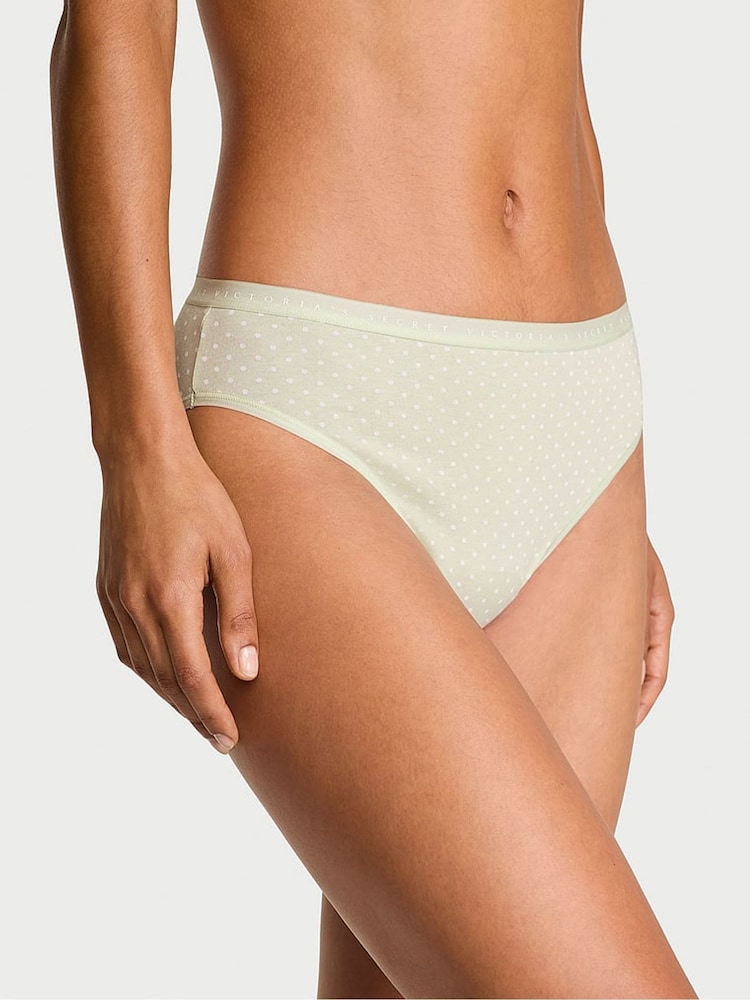 Victoria's Secret Mint Crush Dot Green Brief Knickers - Image 1 of 3 Victoria's Secret Mint Crush Dot Green Brief Knickers - Image 1 of 3