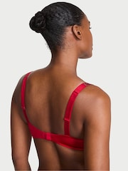 Victoria's Secret Lipstick Red Push Up Shine Strap Bra - Image 2 of 2