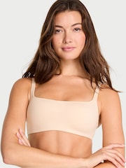 Victoria's Secret Marzipan Nude Scuba Lightly Lined Scoop Bra - Image 1 of 4