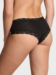 Victoria's Secret Black Cheeky Lace Waist Knickers - Image 2 of 2