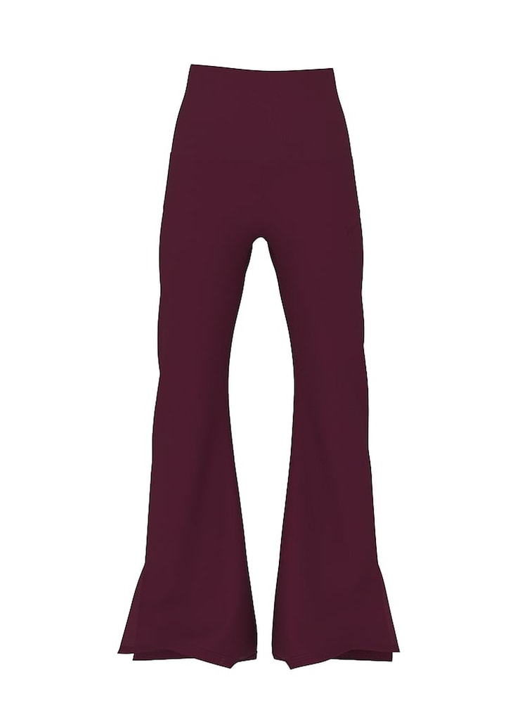 Victoria's Secret PINK Purple Rose Fleece Fold Over Joggers - Image 3 of 3 Victoria's Secret PINK Purple Rose Fleece Fold Over Joggers - Image 3 of 3