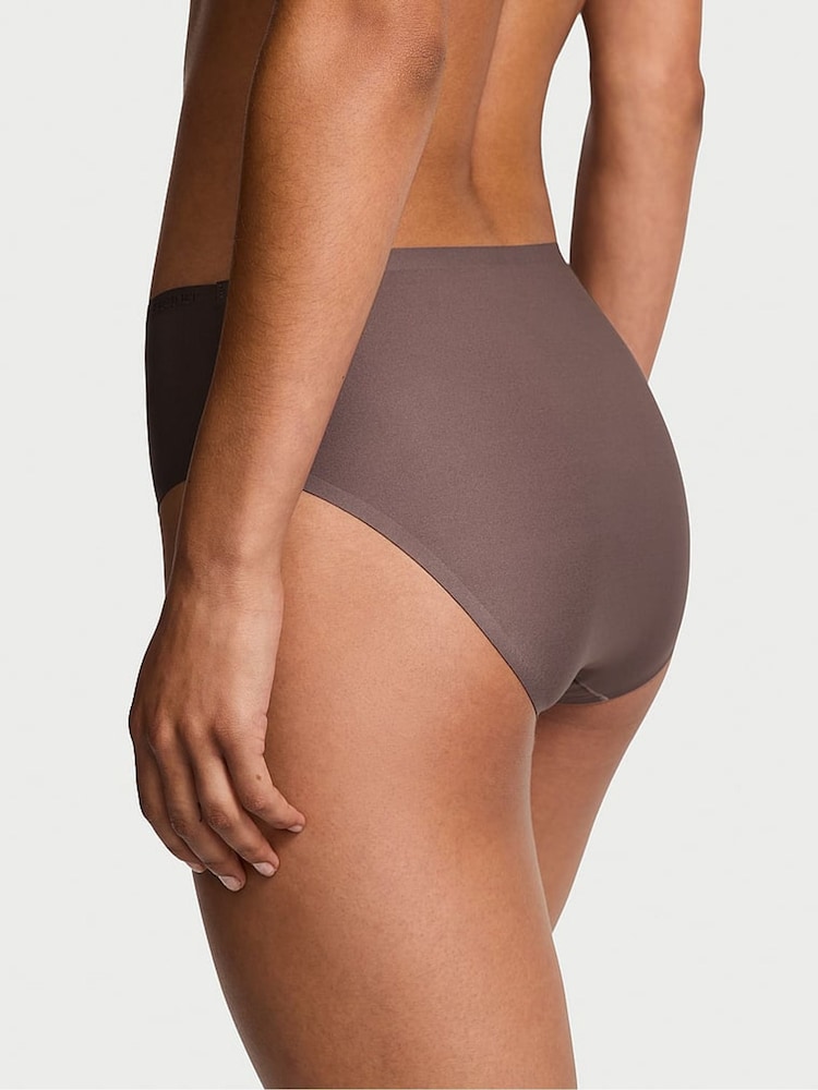 Victoria's Secret Cloudy Grey Bikini Mid-Rise Knickers - Image 2 of 3 Victoria's Secret Cloudy Grey Bikini Mid-Rise Knickers - Image 2 of 3