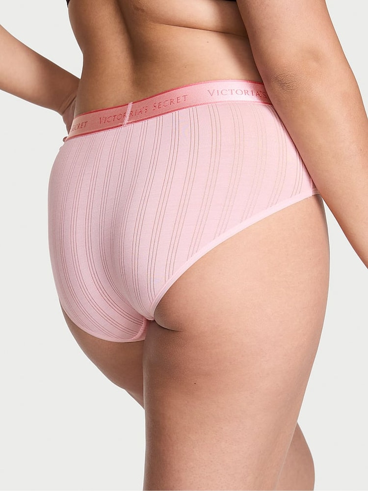Victoria's Secret Pretty Blossom Pink Hipster Modal Logo Knickers - Image 2 of 3 Victoria's Secret Pretty Blossom Pink Hipster Modal Logo Knickers - Image 2 of 3