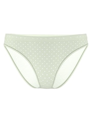 Victoria's Secret Mint Crush Dot Green Bikini Knickers - Image 3 of 3