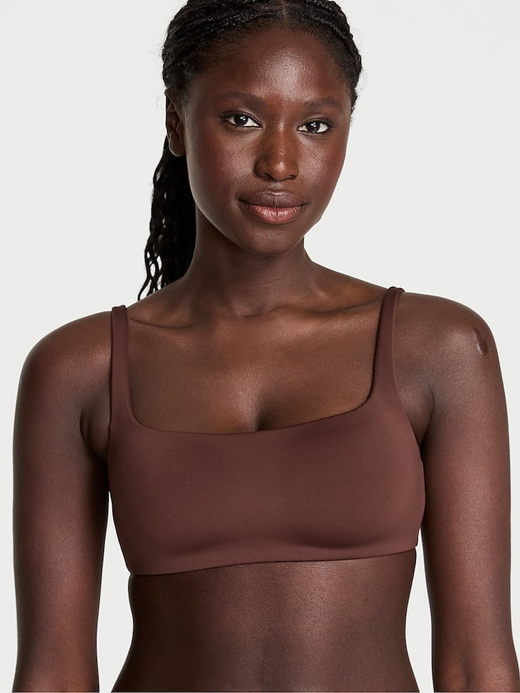 Victoria's Secret Ganache Nude Scuba Lightly Lined Scoop Bra - Image 1 of 4