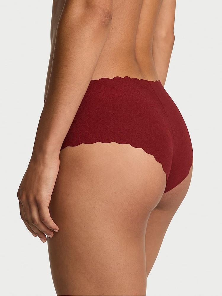 Victoria's Secret Sangria Red Cheeky Scalloped Knickers - Image 2 of 2 Victoria's Secret Sangria Red Cheeky Scalloped Knickers - Image 2 of 2