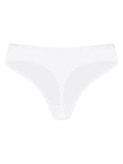 Victoria's Secret White Thong Mid-Rise Knickers - Image 3 of 3