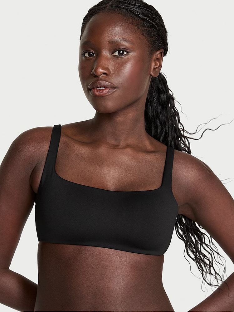 Victoria's Secret Black Scuba Lightly Lined Scoop Bra - Image 1 of 5