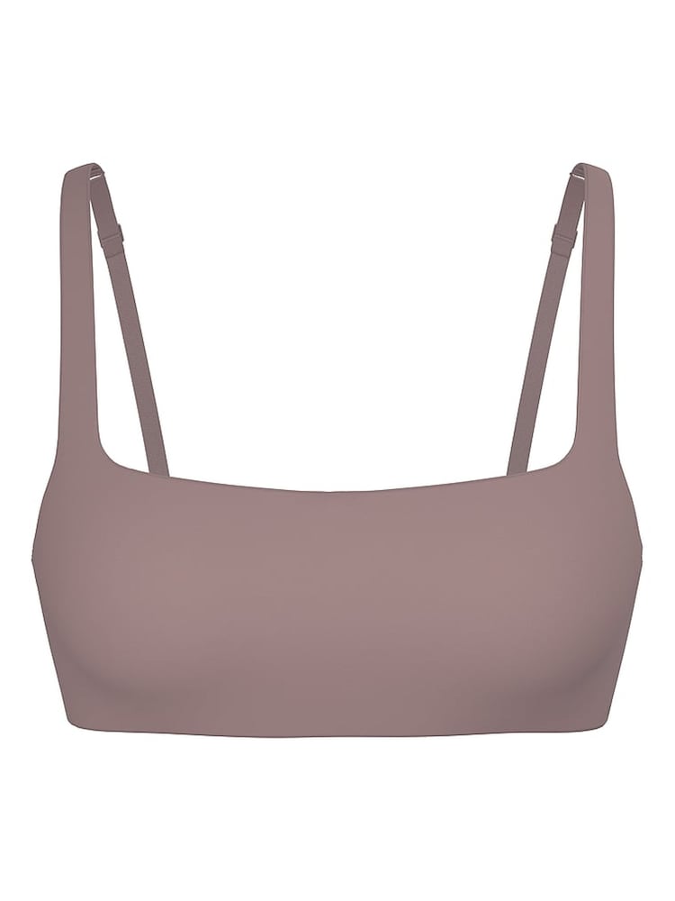 Victoria's Secret Cloudy Grey Scuba Lightly Lined Scoop Bra - Image 5 of 5