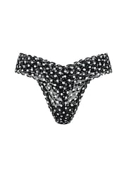 Victoria's Secret Black Dots Thong Knickers - Image 1 of 1