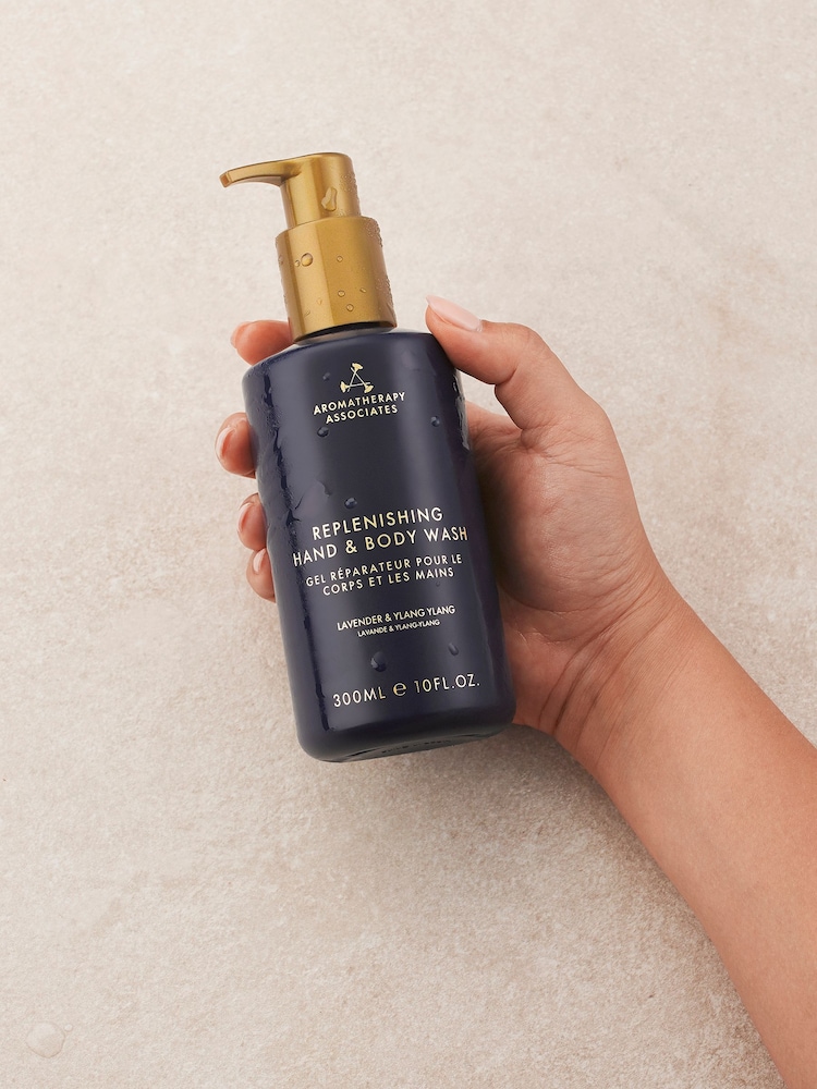Aromatherapy Associates Replenishing Hand & Body Wash 300ml - Image 2 of 2 Aromatherapy Associates Replenishing Hand & Body Wash 300ml - Image 2 of 2