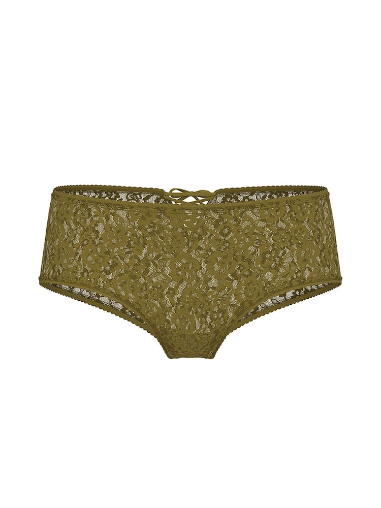 Victoria's Secret Green Chameleon Cheeky Lace Up Knickers - Image 4 of 4