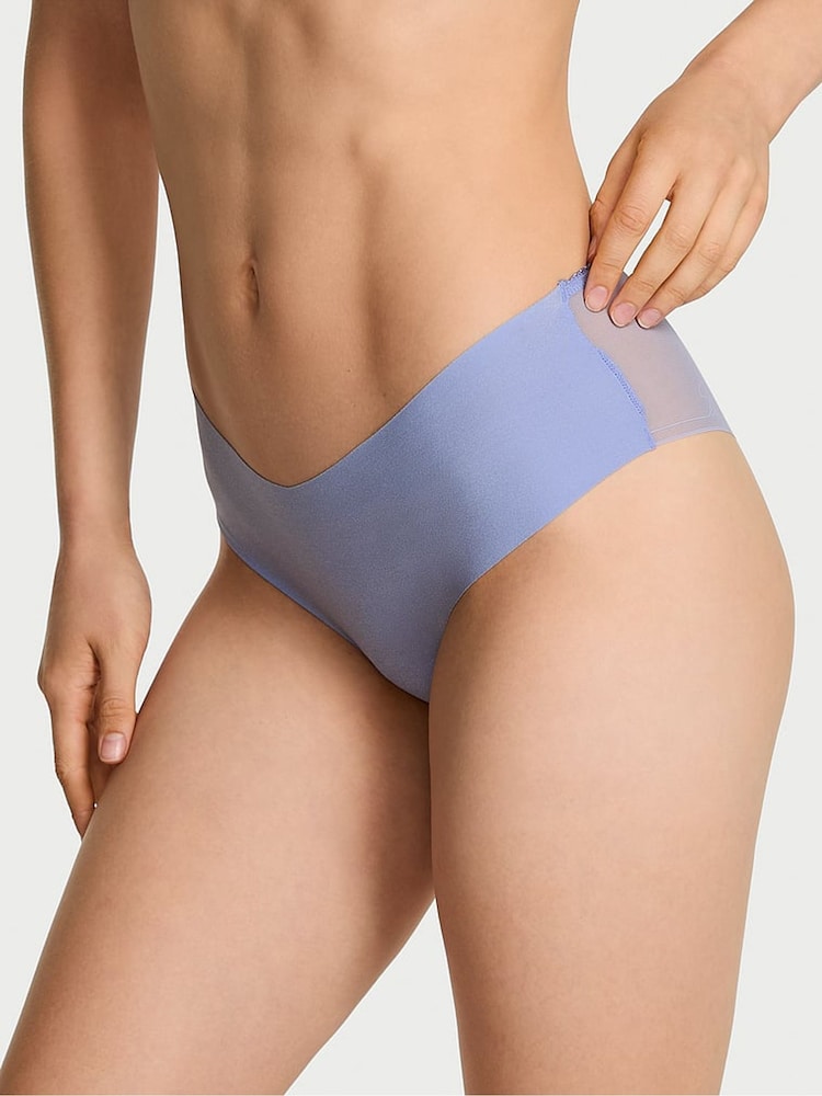 Victoria's Secret Purple Cheeky Sheer Logo Knickers - Image 1 of 2