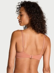 Victoria's Secret Desert Blush Nude Scuba Lightly Lined Scoop Bra - Image 2 of 4