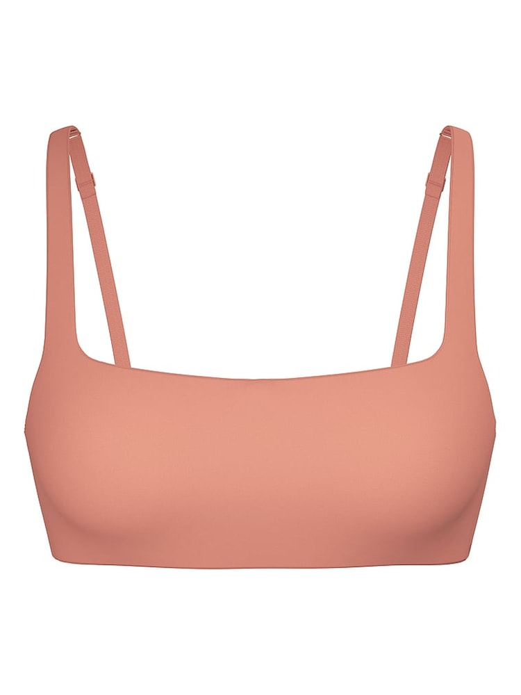 Victoria's Secret Desert Blush Nude Scuba Lightly Lined Scoop Bra - Image 4 of 4