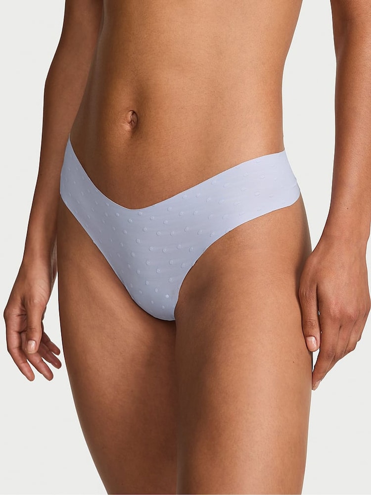 Victoria's Secret Soft Iris Blue Thong Knickers - Image 1 of 2 Victoria's Secret Soft Iris Blue Thong Knickers - Image 1 of 2