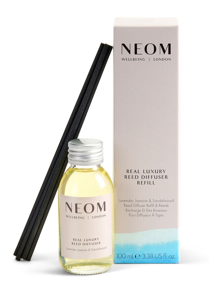 NEOM Real Luxury Reed Diffuser Refill 100ml - Image 1 of 2