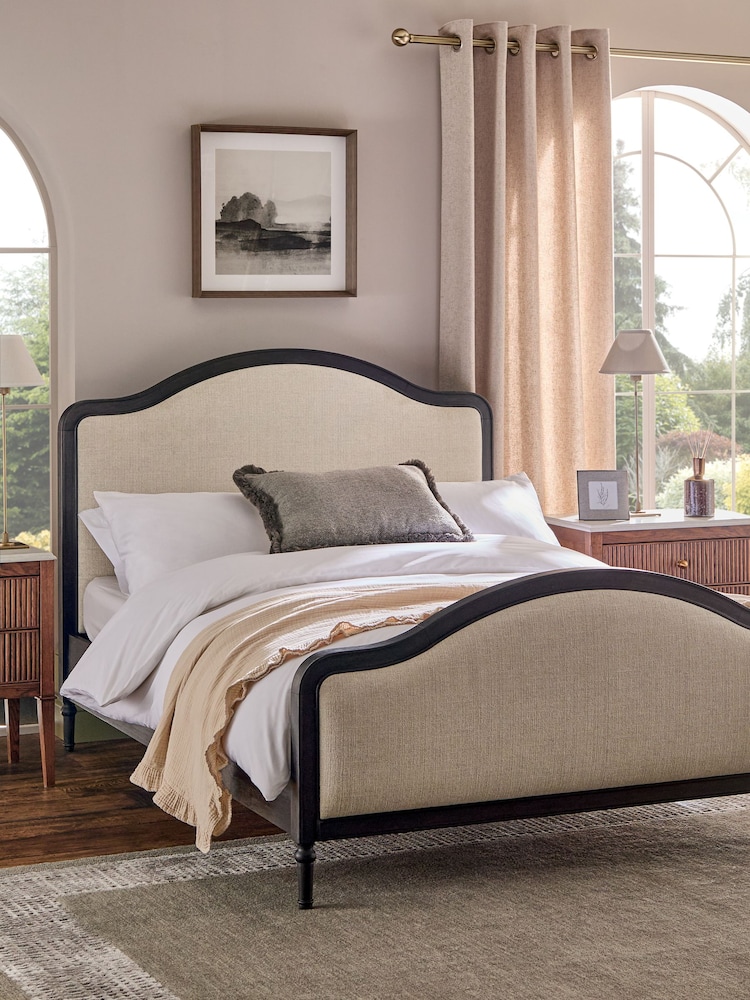 Tweedy Plain Light Natural Lily Wooden With Footend Ottoman Storage Bed Frame - Image 1 of 10
