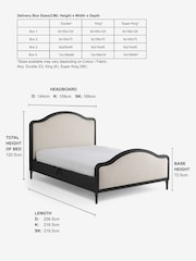 Tweedy Plain Light Natural Lily Wooden With Footend Ottoman Storage Bed Frame - Image 3 of 10