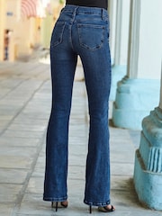 Sosandar Blue Kick Flare Jeans - Image 4 of 5