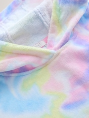 Multi Tie Dye Towelling Poncho (3-16yrs) - Image 7 of 8