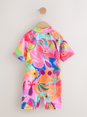 Orange Tropical Sunsafe Swimsuit (3mths-10yrs) - Image 6 of 8