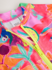 Orange Tropical Sunsafe Swimsuit (3mths-10yrs) - Image 7 of 8