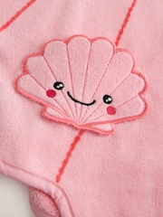 Muszelkowy róż - Ręcznik ponczo (9 mies. – 10 lat) - Obraz 7 z 8