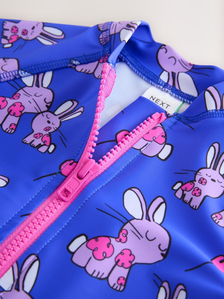 Cobalt Blue Bunny - بدلة سباحة واقية من الشمس (3 شهور-10 سنوات) - صورة 4 من 4 Cobalt Blue Bunny - بدلة سباحة واقية من الشمس (3 شهور-10 سنوات) - صورة 4 من 4