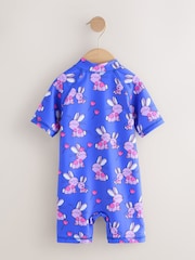 Cobalt Blue Bunny Sunsafe Swimsuit (3mths-10yrs) - Image 6 of 8