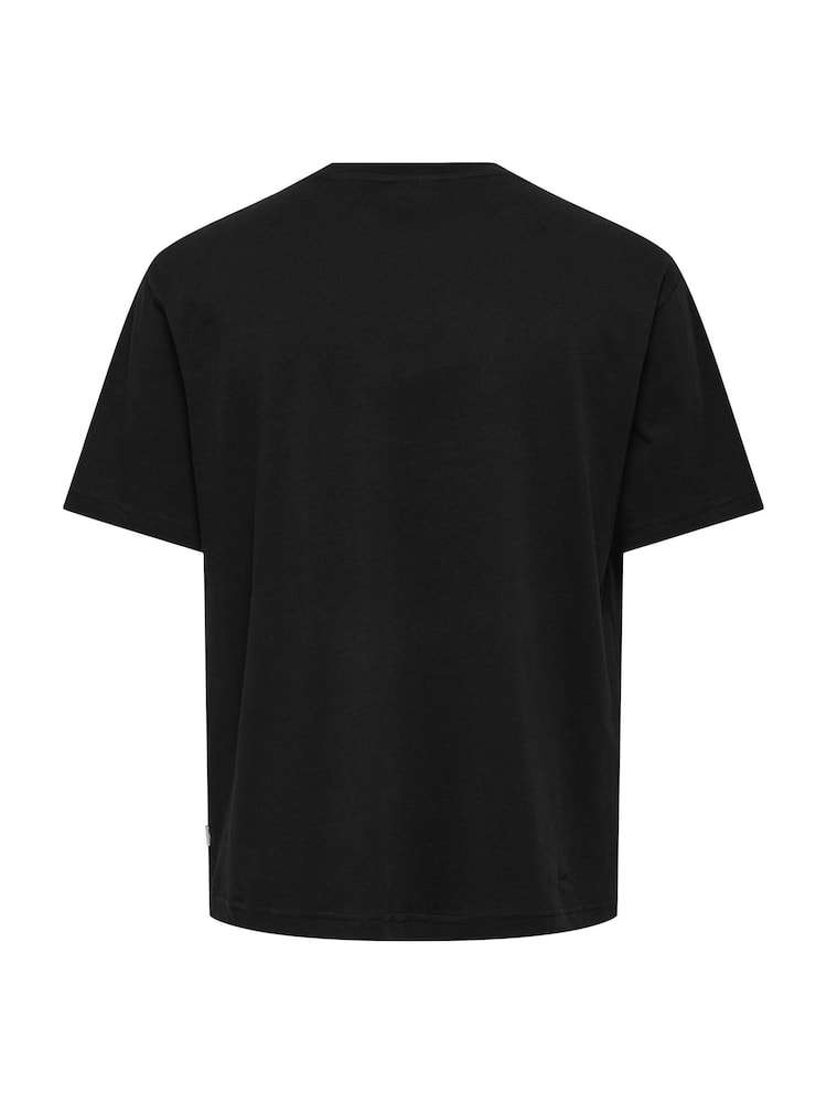 Only & Sons Relaxed Fit Oasis Band 100% Cotton T-Shirt - Bild 4 von 4