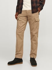 Pantalones cargo de corte holgado de JACK & JONES - Imagen 1 de 4